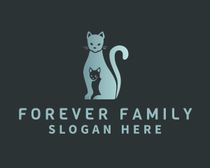 Adoption - Pet Kitten Cat logo design