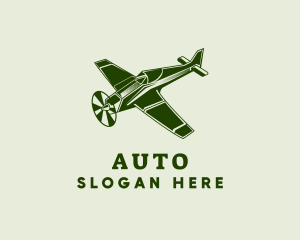Airlines - Airplane Propeller Flying logo design