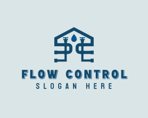 Plumbing Pipe Valve logo design