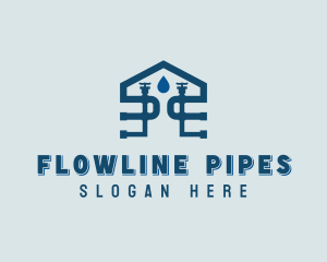 Pipes - Plumbing Pipe Valve logo design