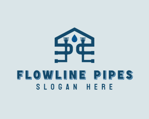 Plumbing Pipe Valve logo design