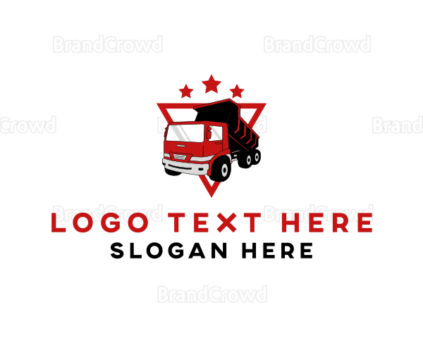 Industrial Dump Truck Logo