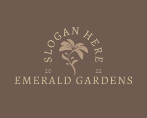 Floral Beauty Garden logo design