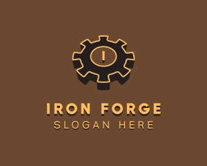 Cogwheel Mechanic Repair logo design