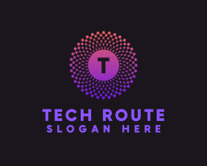 Router - Generic Purple Letter logo design