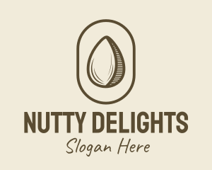 Nut - Simple Almond Nut logo design