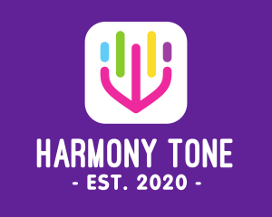 Tone - Music Download Mobile App logo design