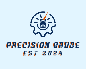 Gauge - Fuel Gauge Industrial logo design