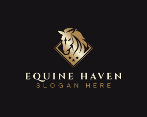 Premium Equestrian Horse logo design