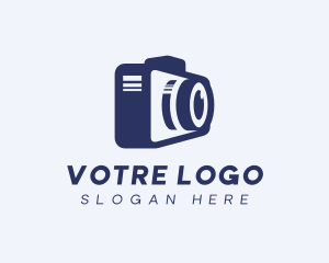 Vlogger - Camera Photographer Videographer logo design