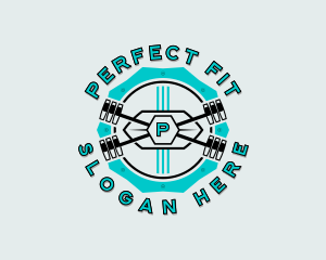 Barbell Fitness Weightlifting logo design