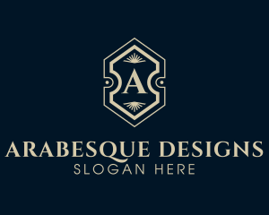 Hotel Interior Design Decor logo design