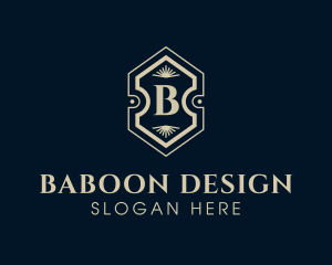 Hotel Interior Design Decor logo design