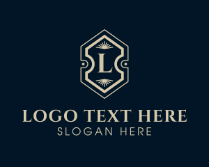 Hotel Interior Design Decor Logo