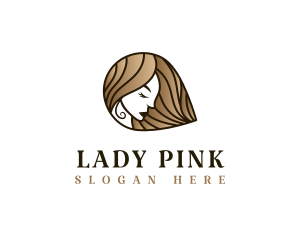 Lady Hair Salon logo design