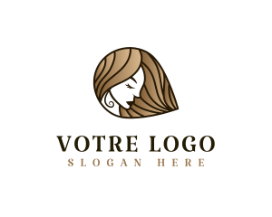 Wigs - Lady Hair Salon logo design
