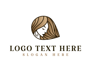 Lady Hair Salon logo design