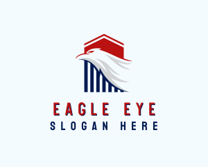 Eagle Aviation Flight logo design