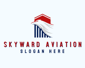 Eagle Aviation Flight logo design