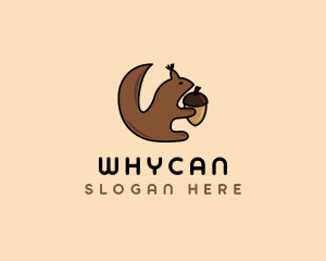 Acorn Squirrel Animal  Logo