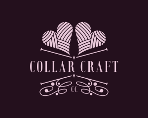 Crochet Yarn Handicraft logo design