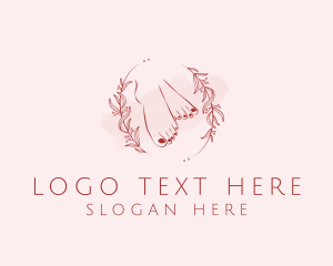 Pedicure Nail Salon logo design