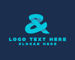 Luxe - Blue Ampersand Company logo design