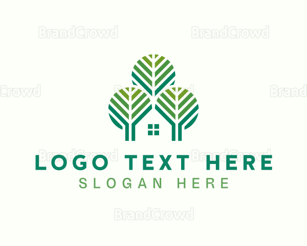 Environmental Tree Plant Logo