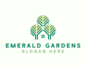 Environmental Tree Plant logo design