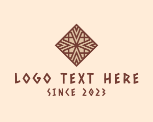 Textile Design - Intricate Ethnic Pattern logo design