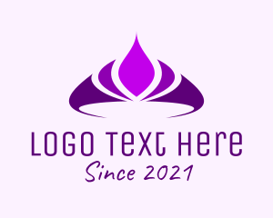 Princess - Purple Princess Tiara logo design