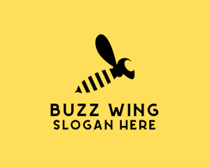 Bee Insect Hornet logo design