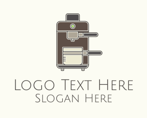 Coffee Maker Machine Logo