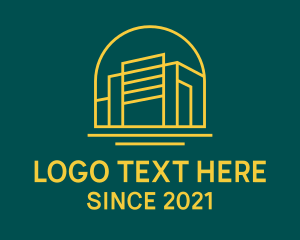 Storage House - Logistics Warehouse Storage logo design