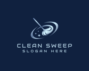 Mop - Mop Cleaning Housekeeping logo design