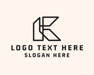 Business - Property Builder Letter K logo design