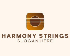 Music Strings Application logo design