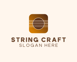 Music Strings Mobile Application logo design