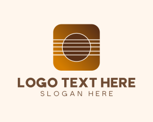String Instrument - Music Strings Application logo design