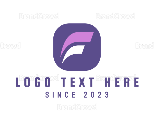 Software Programmer Letter F Logo