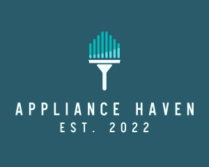 Housekeeping Vacuum Appliance logo design