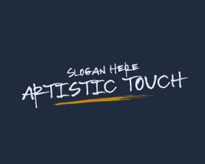 Graffiti Brush Business logo design