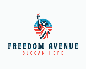 Liberty - Patriotic Statue Of Liberty logo design