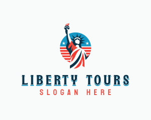 Statue Of Liberty - Patriotic Statue Of Liberty logo design