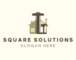 House Construction Tools logo design