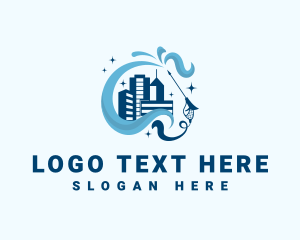 Washing - Urban City Cleaning logo design
