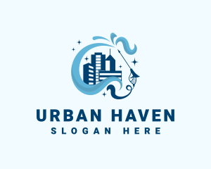 Urban City Cleaning logo design