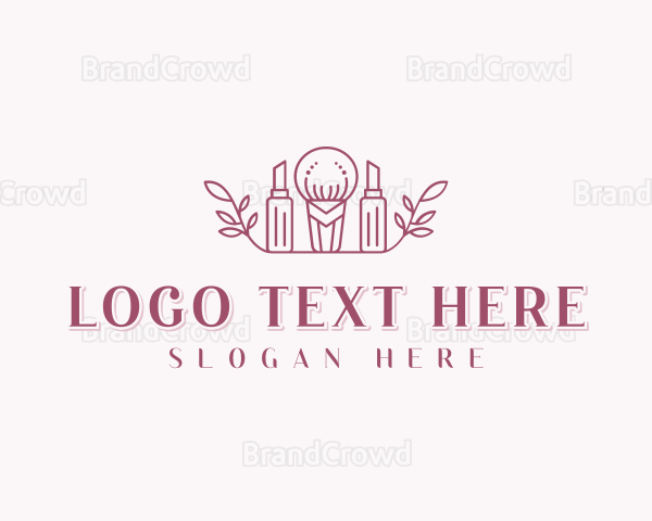 Lipstick Makeup Styling Logo