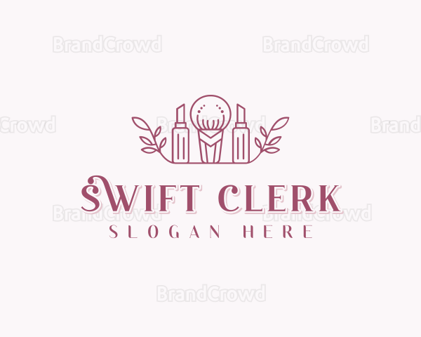 Lipstick Makeup Styling Logo