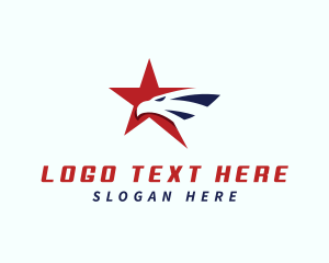 United States - Eagle Patriot Star logo design